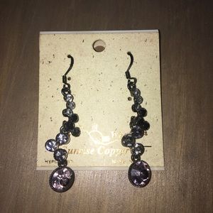 Long Fantasy Stone Earrings
